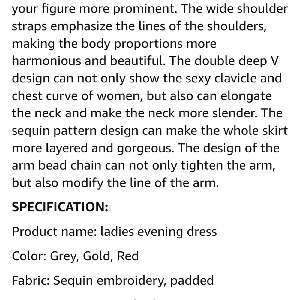 Gold, Striped,  V Neck, Sleeveless,  Backless,  Beaded, Sequined,  Merma… - Picture 11 of 15